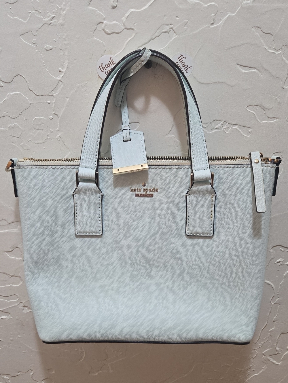 Kate Spade Cameron Street Lucie Crossbody Leather Stony Blue